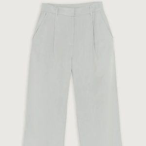 Oak and Fort Linen Pants in Misty Blue